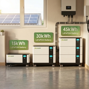 EU-Lagerbestand Delongtop Beweglicher 51,2V 628Ah 600Ah LiFePO4 Lithium-Ionen-Akku 32KWH 30Kwh Energiespeicher Heim-Solarstromsystem - Product Image 1