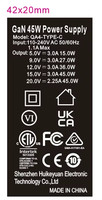 Adaptateur secteur USB-C PD45W GaN pour casque AI, lunettes VR Meta Quest Pro, détecteur de réseau, tablette mobile, iPad