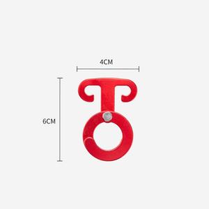 Clip de corde de camping en alliage d'aluminium, attache automatique de tente, crochet multifonctionnel, clip à anneau en O à dégagement rapide autobloquant - Product Image 1