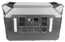 F C-<span class=keywords><strong>Series</strong></span> 2.56kwh-3.84kwh Trạm điện di động 3000W năng lượng lưu trữ biến tần tinh khiết Sine Wave MPPT cho bảng điều khiển năng lượng mặt trời xe đèn pin - Product Image 3