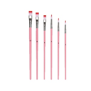 Nuevo Juego de Pinceles de Acuarela Gouache de 5 Piezas en <span class=keywords><strong>Color</strong></span> Macarrón para <span class=keywords><strong>Pintura</strong></span> Artística Infantil y Dibujo de Líneas - Product Image 1