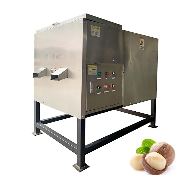 Bester Preis Edelstahl Macadamia Nuss schälmaschine Macadamia Nuss Cracker Sheller Maschine