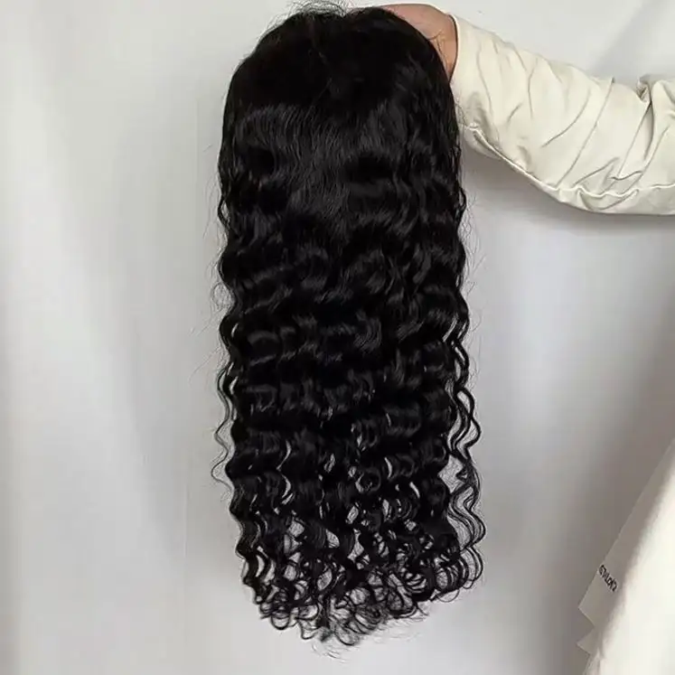 2023 Natural black virgin mongolian 100% human hair wigs for black women