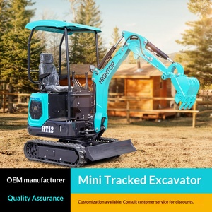 Exportation vers l'Australie, mini-excavatrice agricole 1.2, terrassement domestique, remise en état des terres, mini-excavatrice, variété d'accessoires - Product Image 1