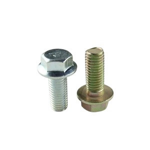 Nhà máy trực tiếp mạ kẽm Bolt nút đầu mặt bích M3 X10 Hex đầu vít mặt bích - Product Image 4