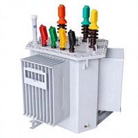 Transformateur de puissance immergé dans l'huile à trois enroulements S11, entrée 10 kV, sortie 400 V, 50 Hz 60 Hz