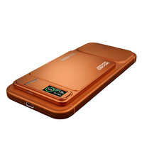LC1C2 2x Cargador de Teléfono 10000mAh o 1x 5000mAh, Banco de Energía Magnético Inalámbrico 20W PD con Correa y Protección NTC Contra Cortocircuitos
