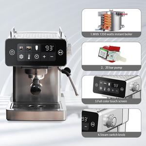 Máquina de Café Espresso Profesional con Pantalla Táctil a Todo Color, Máquina de Café con Pantalla Táctil - Product Image 4