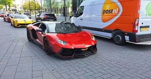 For Lamborghini Aventador Front Spoiler Lip LP700 Front Bumper Lip <strong>3</strong> Piece Fit LP700 Front Spoiler Lip - Product Image 2
