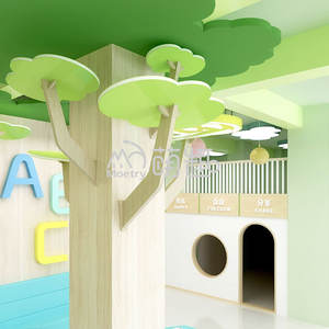 Moetry árbol en forma de columna de jardín de infantes decoración vestíbulo biblioteca diseño bosque tema para guardería Montessori <span class=keywords><strong>centro</strong></span> - Product Image 5