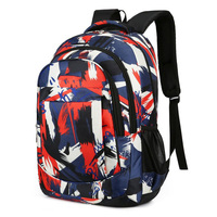 Sac à dos de grande capacité pour hommes et femmes voyage en plein air loisirs sac à dos Oxford Camouflage étudiant sac d'école