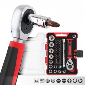 <span class=keywords><strong>Mini</strong></span> 35 pcs Ratchet ổ cắm cờ lê một từ chữ thập vít tiêu đề công cụ thiết lập - Product Image 2