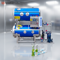Stérilisateur à autoclave Sange 500 bouteilles/heure, chauffage à la vapeur 135°C, fonction automatique pour bouteilles de lait, de lait frappé et de PP, en acier inoxydable 304