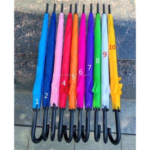 Parapluie droit coloré en polyester 190T, décoration suspendue, accessoire de fête abordable pour adultes, poignée en plastique, structure métallique - Product Image 6