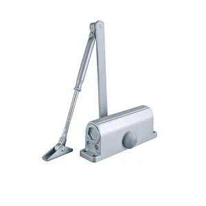 New Upgrade Adjustable Speed Fire Rated Automatic Soft Closing Hydraulic Aluminum Door Closer For 50-75kg
