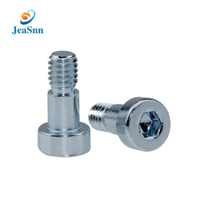 China supplier custom slotted step screw ultra low profile shoulder screw m2 stainless steel flat socket shoulder screw