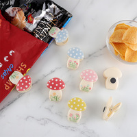 Clips magnétiques colorés et amusants en forme de croustilles pour sacs alimentaires et de rangement