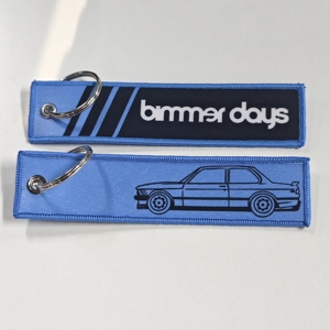 Design <b>Custom</b> logo Embroidered <b>Keychain</b> Flight Motorcycle Key Tag Airplane Crew Embroidery Airline <b>Keychain</b> - Product Image 3