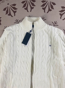 Suéter de Punto con Cierre y Logotipo Bordado RL, Chaqueta para <span class=keywords><strong>Hombre</strong></span>, Cárdigan para Pareja, Otoño e Invierno - Product Image 4