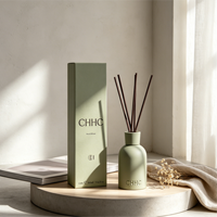 Diffuseur de parfum en céramique 100 ml avec logo personnalisé, ensemble de luxe d'aromathérapie pour hôtel