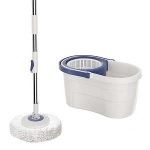 360 Độ Nhựa Sợi Nhỏ Quay Lau Với Spinner Và Xô Cho Sàn Làm Sạch Thép Không Gỉ Ma Thuật Lau Xô Đặt - Product Image 6