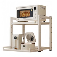 Étagère de rangement multifonctionnelle réglable en métal pour micro-ondes, style moderne et minimaliste, pour cuisine domestique, idéale pour le riz