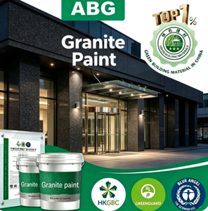 Rivestimento in Granito Antipolluzione con Silossano e Sabbia Colorata Inorganica, Vernice per Pietra Lavata per Esterni di Edifici in Zone Costiere - Product Image 1