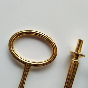 2 Tier Goud Kleur Wedding Desscert Dienblad Fitting Cupcake Goedkope Cookie Cake Stand Hardware Kit CSH-014 - Product Image 1