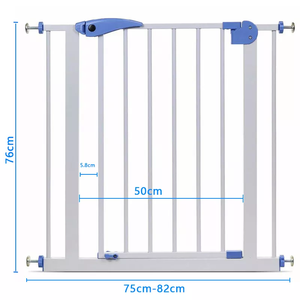 Barriera di sicurezza per <span class=keywords><strong>bambini</strong></span> barriera per porte barriera per scale in ferro senza punzonatura cancello di sicurezza per <span class=keywords><strong>bambini</strong></span> con retro a molla automatico - Product Image 3