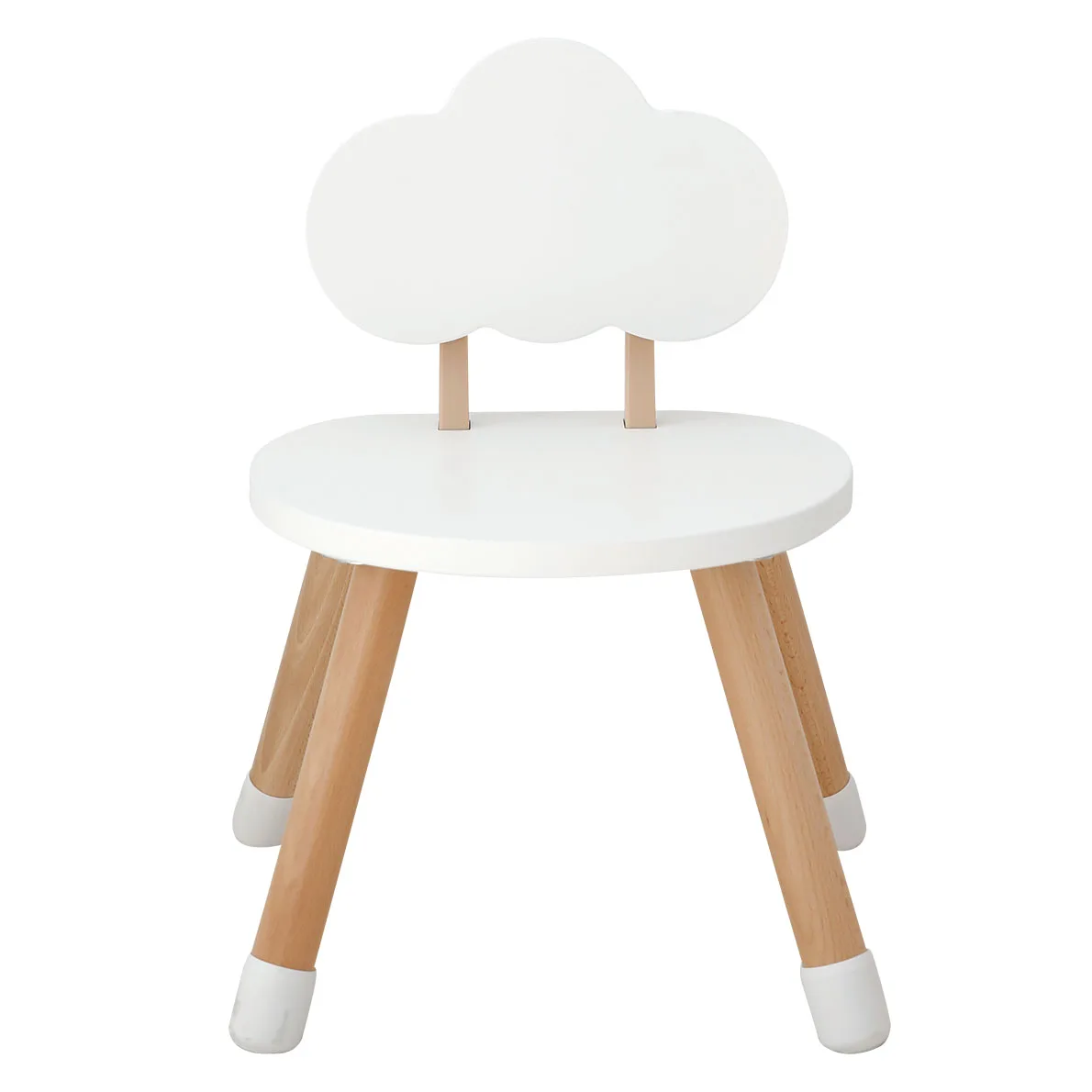 Wholesale Kindergarten Nursery School Chairs Cute Animal Stoel Wood Baby Kids High Chair Study Cloud Bunny Chair Fir Kids