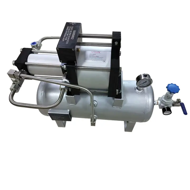 USUN Model: AB05T-20L 20-40 Bar CE approved air pressure booster pump system for fiber laser cutting machine