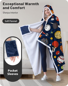 Mantas Deportivas para Hombres y Mujeres, Regalos para Quienes Aman los Deportes en Navidad, Manta Deportiva Personalizada para Amigos - Product Image 3