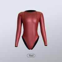 Vente en gros 2mm manches longues Sexy Wet Suit Femmes Plongée Libre Surf Costume Calcaire Néoprène Peau Lisse Dos Nu Bikini Combinaisons