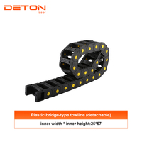 Chaîne de guidage de câbles en nylon DETON, porte-câbles, ligne de traction 45 75 pour routeur CNC, machine de découpe laser