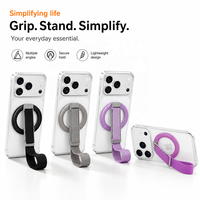 Support magnétique créatif multi-angles N52 super puissant avec anneau et dragonne