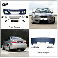 Kit carrosserie complet M-Tech avec kit de conversion de feux antibrouillard, pièces de carrosserie pour BMW E46, systèmes de carrosserie automobile, coque de carrosserie, accessoires de pièces automobiles
