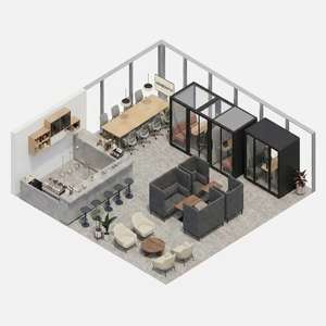 Cabina Acústica <span class=keywords><strong>para</strong></span> Oficina UNIBOOTH con Certificación Intertek SGS, Reducción <span class=keywords><strong>de</strong></span> <span class=keywords><strong>Ruido</strong></span> <span class=keywords><strong>de</strong></span> 33dB, ISO 23351, Diseño Moderno <span class=keywords><strong>para</strong></span> Edificios <span class=keywords><strong>de</strong></span> Oficinas - Product Image 6