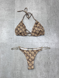 <span class=keywords><strong>Costumi</strong></span> <span class=keywords><strong>da</strong></span> <span class=keywords><strong>bagno</strong></span> di marca di lusso costume <span class=keywords><strong>da</strong></span> <span class=keywords><strong>bagno</strong></span> <span class=keywords><strong>donna</strong></span> triangolo Top con catena Sexy Bikini firmato <span class=keywords><strong>da</strong></span> <span class=keywords><strong>donna</strong></span> - Product Image 3