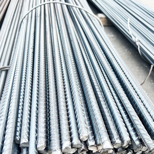 Barre d'armature en acier déformée laminée à chaud ASTM A615 Grade B 12 mm, 10 mm HRB400 HRB500 HRB500B Gr40 Gr60 - Product Image 1