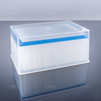 A-GEN Pointe de pipette stérile 30 µL en PP Aligent, option à faible rétention, transparente/couleur personnalisée, garantie 3 ans pour pipettage automatisé