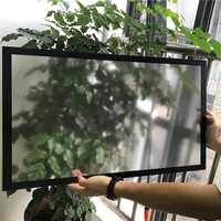 Verre trempé à revêtement antireflet AR + AG haute définition personnalisé Verre ultra clair