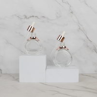 Bouteilles cosmétiques en verre écologiques personnalisées 5ml-100ml Ambre Compte-gouttes Sérum Pompe Crème Huile Essentielle Multiple dont 50ml 20ml