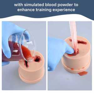 อุปกรณ์ฝึกหัดการบรรจุภัณฑ์สำหรับ<span class=keywords><strong>การ</strong></span>รักษาบาดแผลทาง<span class=keywords><strong>การ</strong></span>แพทย์ ใช้สำหรับการห้ามเลือด <span class=keywords><strong>แบบ</strong></span>สองในหนึ่งเดียว สำหรับ<span class=keywords><strong>การ</strong></span>ฝึกอบรมการควบคุม<span class=keywords><strong>การ</strong></span>ไหลของเลือดในงานพยาบาล - Product Image 2