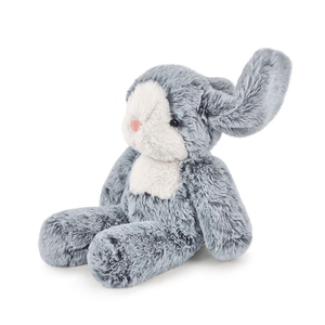 Venta caliente felpa orejas largas conejo relleno Animal durmiendo muñeca bebé niños regalo suave gris conejito con orejas largas juguete - Product Image 2