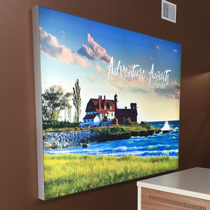Bán buôn tường hiển thị lightbox cửa hàng cửa hàng không khung quảng cáo PVC hộp đèn với vải triển lãm thương mại gian hàng hộp Đèn - Product Image 3