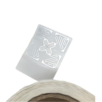 Incrustation de conception d'antenne 3D Reliablerfid ISO18000 6C EPC Gen2 H47 Mon-za 4E étiquette RFID UHF pour la chaîne d'approvisionnement des bibliothèques