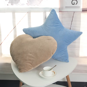 Benutzer definierte moderne Stil Solid Pattern Cord Kissen 3D Star Moon Shape Throw <span class=keywords><strong>Pillow</strong></span> - Product Image 5