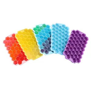 Factory Custom Food Grade Honeycomb Shape Silicone Ice Cube Ice Mold Suitable For Home Use