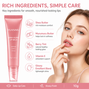 <span class=keywords><strong>Baume</strong></span> <span class=keywords><strong>à</strong></span> lèvres hydratant, brillant, non collant, teinté, soyeux, aux baies, pour des lèvres éclatantes - Product Image 3