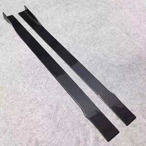 Faldones Laterales Universales de Fibra de Carbono para <span class=keywords><strong>Mercedes</strong></span> <span class=keywords><strong>Clase</strong></span> <span class=keywords><strong>A</strong></span>, C, E, Modelos CLA200, 220, C200L, C260L, Coupé, E63, E63S, E300L, <span class=keywords><strong>Longitud</strong></span> 215CM, 230CM - Product Image 3